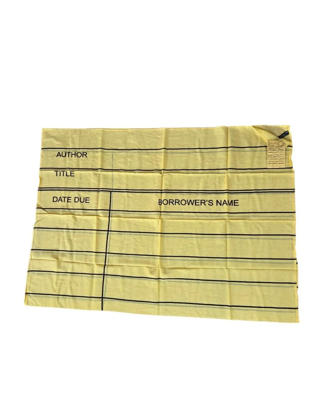Out of Print butter yellow